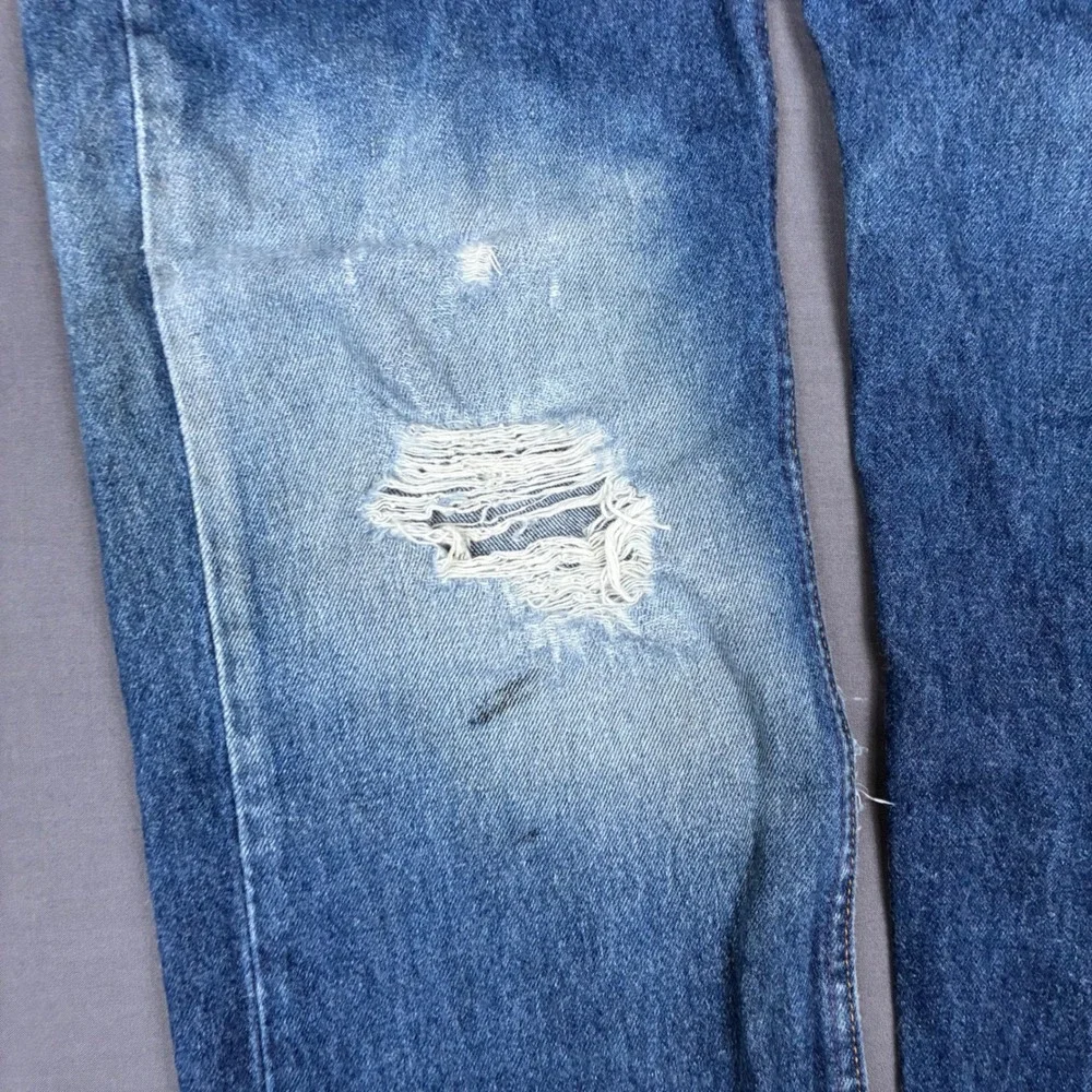 Vintage Levi's 501 Dark Wash Jeans Men's Size 38x30 (FITS 35x30) Made in USA 90s